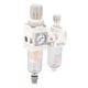 thumbnail image 1 of Lubricador regulador de filtro de aire G1/4 pulg Separador de aceite de agua de alta resistencia Drenaje automático Fácil ajuste Carcasa de aleación de aluminio para, 1 of 8