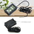 thumbnail image 5 of Mini Thermometer Digital Lcd Thermometer Temperature Monitor With External Probe(3pcs Black), 5 of 5