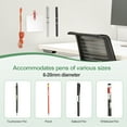 thumbnail image 4 of Uxcell 4 Pcs Soporte Magnético para Lápiz, Soporte de Lápiz Flexible de Silicona Organizador Ajustable con 4 Hojas de Metal para Refrigerador, Pizarras, Escritorio, Clipboard, 4 Colores, 4 of 7