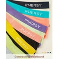 thumbnail image 6 of INNERSY Big Girls' Underwear Cotton Full Briefs Contrasting Color Panties for Teens 6 Pack(12-14 Years,Basics), 6 of 7