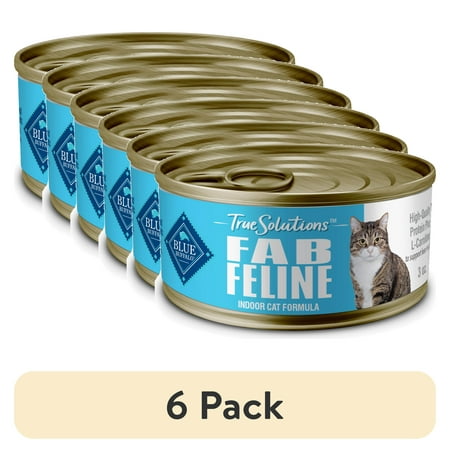 (6 pack) Blue Buffalo True Solutions Total Support Wet Cat Food, 3-oz. Can
