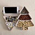 thumbnail image 2 of Christmas Tree Shape Dry Fruit Plate Candy Snacks Nuts Dish Bowl Breakfast Tray Jikaix, 2 of 4