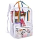 thumbnail image 1 of Mochila transparente Mochila transparente de PVC resistente Rainbow - Grande CLARA AND DURADERA  JM, 1 of 5