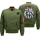 thumbnail image 4 of Chaqueta de bombardero con cremallera gruesa para hombre, ropa de otoño, estilo militar, táctica, de la Fuerza Aérea, estilo hip hop, 4 of 4