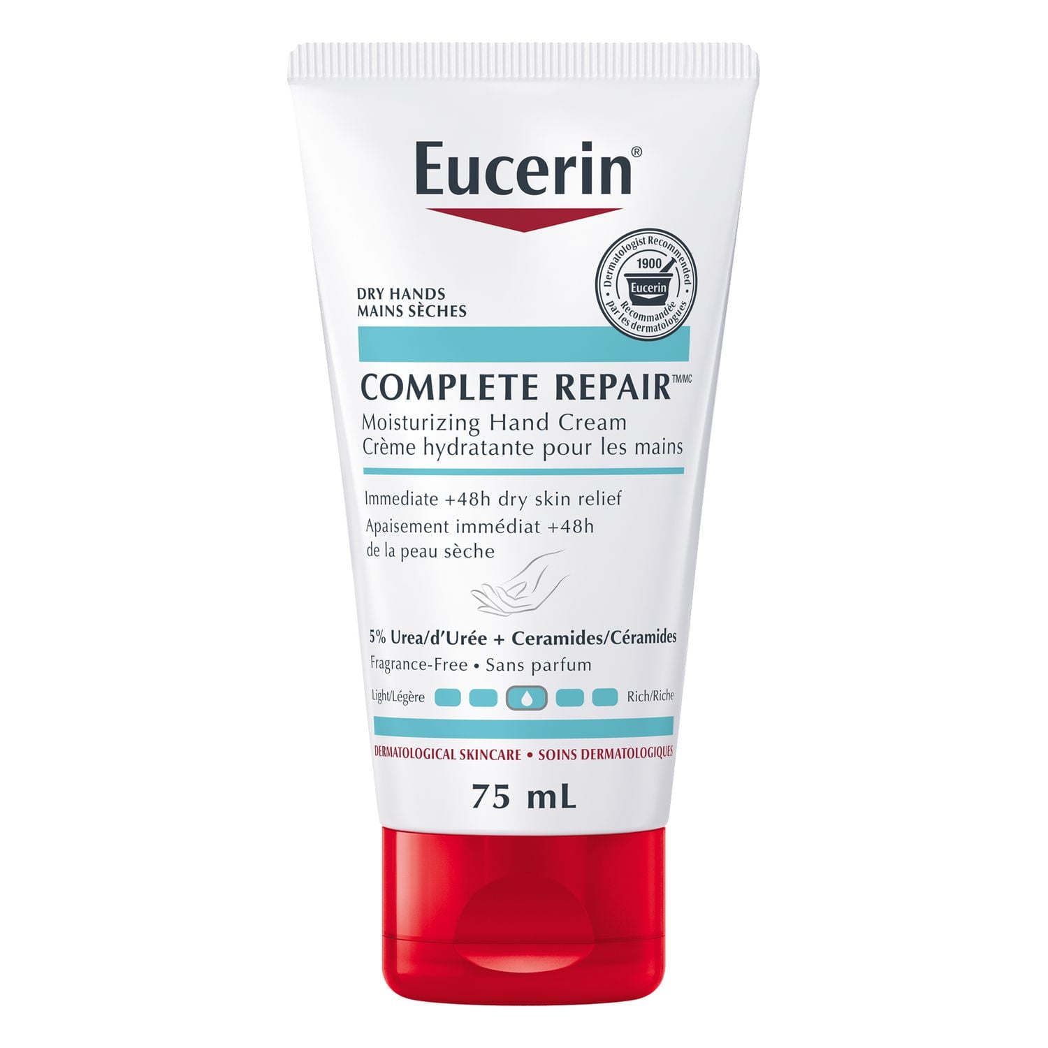 EUCERIN Complete Repair Moisturizing Hand Cream for Dry to Very Dry Skin, 75mL