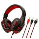 thumbnail image 1 of Auriculares estéreo de graves profesionales para gamers, con cable, para PS4 y Xbox, con micrófono y luz LED para ordenador y portátil., 1 of 2