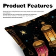 thumbnail image 2 of Ramadan Lantern Set of 2 Velvet Throw Pillow with Unique Patterns - 16x16, 18x18, 20x20 Inches for Various Occasions - Pillows Covers Throw Pillow Inserts Pillow Inserts, 2 of 6