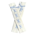 thumbnail image 5 of Wdgfv Kawaii Leg Warmers for Girls Women Leg Warmers Cute Leg Cover Bow Ball Knit Socks Light Blue One Size, 5 of 5