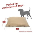 thumbnail image 5 of Majestic Pet Solid Color Super Value Dog Bed Machine Washable Khaki Medium 28" x 35" x 7", 5 of 5