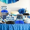 thumbnail image 2 of JOYMEMO 8Pcs Class Reunion Honeycomb Centerpieces Decorations Blue - Best Class Ever Table Topper, Double Sided Welcome Back Table Decor for High School Reunion 20th 30th 40th 50th, 2 of 6