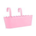 thumbnail image 3 of 1 Piece/ Frosted Hook Detachable Double Hook Iron Flower Bucket, 3 of 8