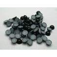 thumbnail image 5 of EOEMY 500 Black Acrylic Half Pearl Flatback Round Bead Cabachons 8mm Scrapbook Craft, 5 of 8
