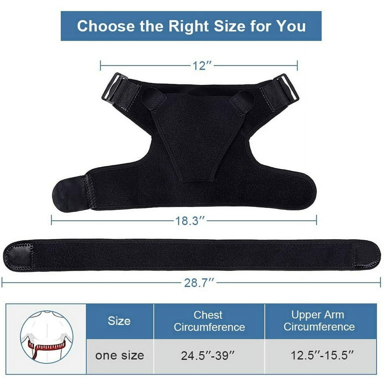 IMIKEYA Shoulder Brace Rotator Cuff Support Shoulder Wrap Workout Shoulder  Support Strap Shoulder Rotator Cuff Shoulder Compression Shoulder Posture
