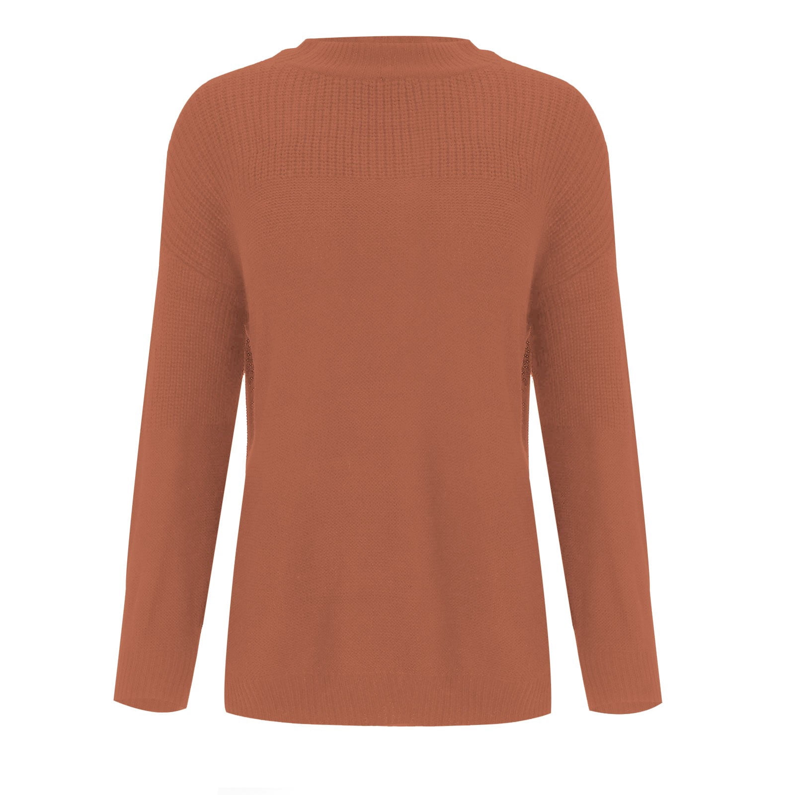 Holzkary Women's Casual Long Sleeve Sweaters Women's Casual Long Sleeve Sweaters Loose Crewneck Knit Solid Pullover Sweater Jumper Tops Loose Crewneck Knit Solid Pullover Sweater Jumper Tops B Xl