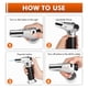 thumbnail image 5 of Soplete de cocina Encendedor recargable Soplete ajustable Llama Antorcha de gas butano con cerradura de seguridad Cocina DIY Artesanía BBQ Hornear Crème Brûlée Soldadura, 5 of 5