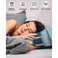 thumbnail image 4 of Coastal Starfish Pillow Covers King Size 2 Pack, Blue Wooden Grain Seashells Country Soft Bed Throw Pillowcases Breathable Cooling Long Lumbar Body Pillow Sham Cover for Bed Sofa 20''x36'', 4 of 7