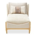 thumbnail image 2 of La Terrazza Chenille Chaise - Cappuccino/Light Champagne, 2 of 17