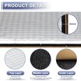 thumbnail image 3 of Ofertas Únicas 197mil 5mm 0.61sqft Mat de Aislamiento Acústico de Aluminio con Rejilla de Escudo Térmico Material Autoadhesivo para Capó de Barco Cubierta de Motor 78.74"x39.37" Tono Plateado, 3 of 7