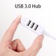 thumbnail image 4 of Hub USB3.0 de 3 puertos ultradelgado con cable extendido compatible con adaptador de compu Abanopi Concentrador USB, 4 of 6