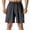 Dark Grey, variant on LYMAYTER Men's Microelastic Shorts Quick Dry Beach Casual Sports Shorts S-3XL