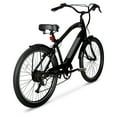 thumbnail image 4 of Hyper E-Ride 26" Men's 36V Electric Cruiser E-Bike with Pedal-Assist, 250W Motor, Black, 4 of 9