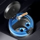 thumbnail image 5 of Car Ashtray with LED Light, Open Lid Metal Inner Tank, Fireproof Heat Insulation, Portable Auto Cigarette Ashtray for Car Home Office Use, Smokers Accessories with Removable Easy Clean Design, 5 of 6