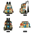 thumbnail image 4 of FORMRS Mini Backpack Purse for Women Travel Daypack Casual Shoulder Bag, Modern Cocktails, 4 of 7