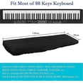 thumbnail image 3 of SZTXJ 88 Key Piano Keyboard Protective Cover, Electronic Piano Cover, Digital Piano Dust Cover, Yamaha (88 Keyboard) Black, 3 of 3