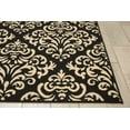 thumbnail image 4 of Nourison Grafix Damask Black 5'3" x 7'3" Area Rug, (5x7), 4 of 6