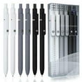 thumbnail image 1 of 6PCS Gel Pen Set, Retractable Gel Pen, Quick Drying Ink Pen, Fine Nib, Advanced Smooth Writing Pen, Aesth, 1 of 7