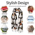 thumbnail image 6 of Shawl Wraps for Women - funny ghost halloween Oversized Fall Winter Fashion Blanket Scarf for Women, 6 of 6