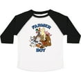 thumbnail image 3 of Inktastic Farmer Boy with Happy Farm Animals Boys or Girls Toddler T-Shirt, 3 of 5