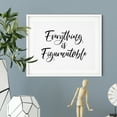 thumbnail image 2 of Designs ByLITA Everything Is Figureoutable 5 x 7 UNFRAMED Print Novelty Decor Wall Art, 2 of 3