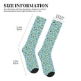 thumbnail image 5 of Bixox World Travel1 Print Compression Socks,Compression Socks Women & Men Circulation for Medical,Running,Athletic, 5 of 7