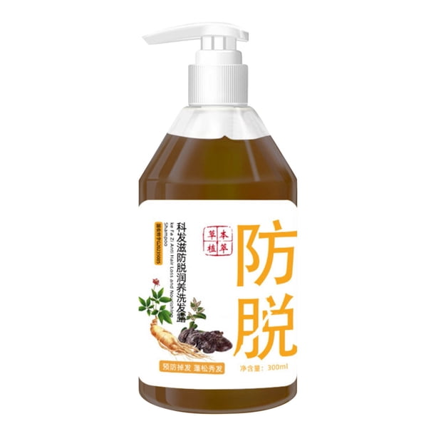 Pisexur Belleza Maquillaje Champú de 300 ml para prevenir la caída del cabello, control de aceite, eliminación de caspa y nutrición capilar con aceite de Polygonum multiflopara mujeres y hombres