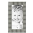 thumbnail image 2 of ArtToFrames 14" x 30" Platinum Ridge Brushed Slvr Picture Frame, 14x30 inch Silver Wood Poster Frame (WOM-5249),  Pack, 2 of 6