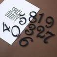 thumbnail image 6 of Black Door Numbers 0~9 70Mm Self-Adhesive Polished Solid House Flat Apartment, 6 of 9