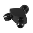 thumbnail image 5 of Black Aluminum Alloy Y Shape Block Splitter Fuel Fitting Adapter 12AN to AN10 to AN10 Male Thread, 5 of 6