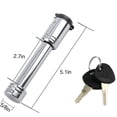 thumbnail image 4 of Riwesomey Kit de pasador de bloqueo de enganche de remolque, accesorios profesionales para vehículos, receptor de remolque automático con 2 Herramientas de reparación de automóviles, 4 of 6