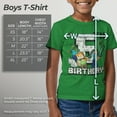 thumbnail image 5 of Minecraft Boys' Happy 6th Birthday Graphic T-Shirt, Kelly Green,, 5 of 9