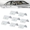 thumbnail image 2 of Lefu 8pcs / 12pcs Wind Rain Deflector Channel New Metal Retaining Clips for BMW, 2 of 3