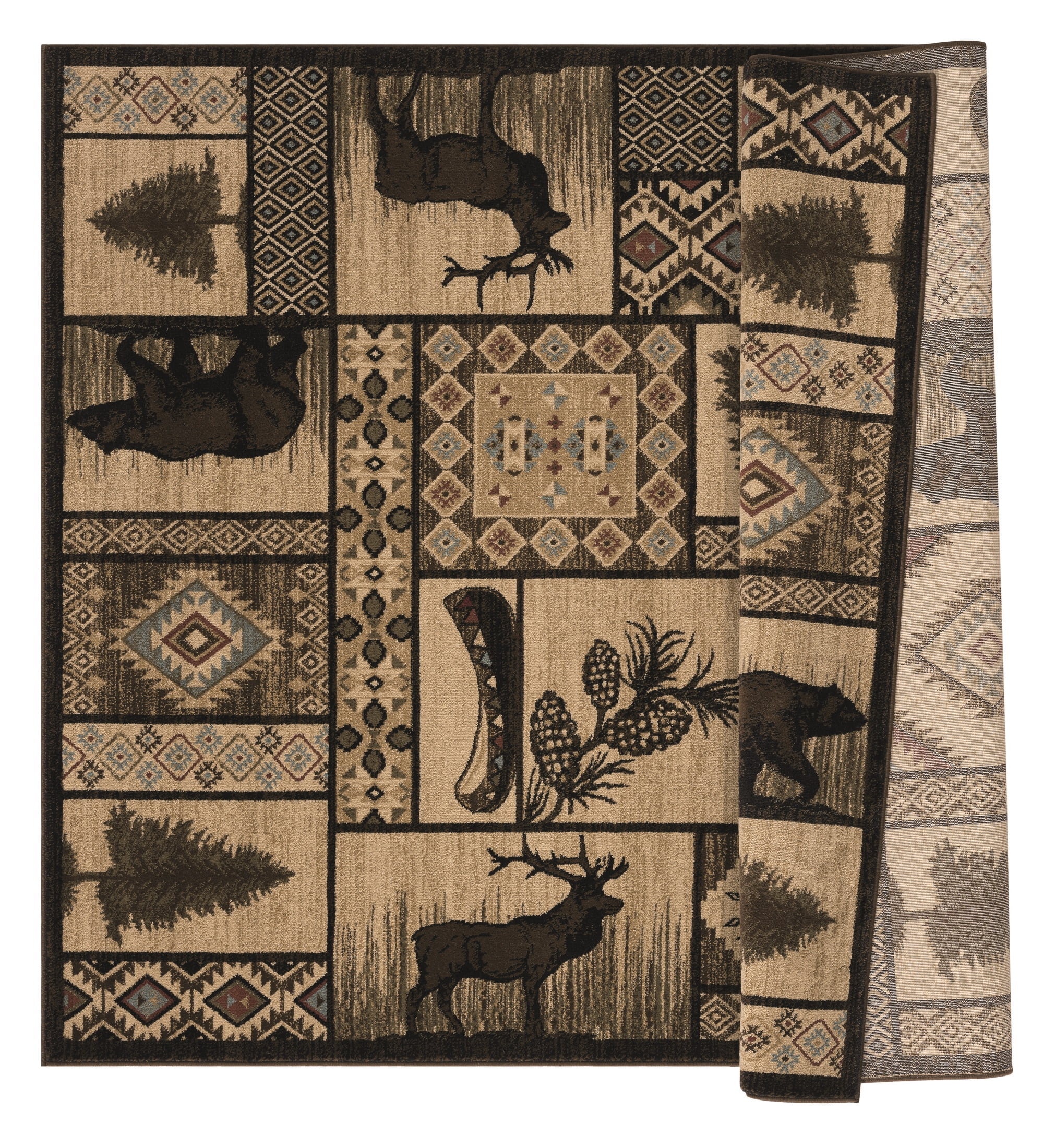 United Weavers Plateau Uplands Lodge Nature Area Rug, Multi, 7'10" x 10'6"