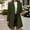 Green, variant on Trench Coat Women Double Wool Blend Overcoat with Notch Lapel Design Lined Peacoat Womens Coat (RD2 S)