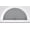 Grey-blackout, variant on SweetHome Arch Window Shades Half Circle Blackout Cellular Shades Cordless No Drill Blinds for Windows Half Moon Honeycomb Fabric No Tools Room Darkening Shades Easy Install (1PCS White 36" WX 18" H)