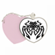 thumbnail image 1 of Insecto araña Negro Telaraña ilustración Bolsa de viaje Mirror maquillaje corazón rosa, 1 of 4