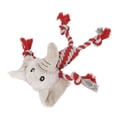 thumbnail image 4 of Squeaky Plush Dog Toy Splicing Bite Resistant Tooth Protection Relieve Anxiety 3D Dog Molar Toys Elephant, 4 of 14