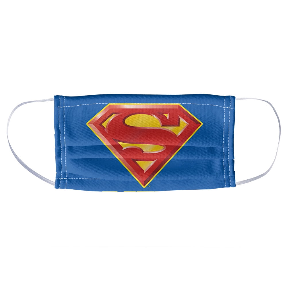 Superman Super Kid 1-Ply Reusable Face Mask Covering, Unisex
