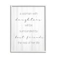 thumbnail image 4 of Stupell Industries Best Friend Daughters Birch Pattern Typography Phrase Graphic Art White Framed Art Print Wall Art, Design by Daphne Polselli, 4 of 5