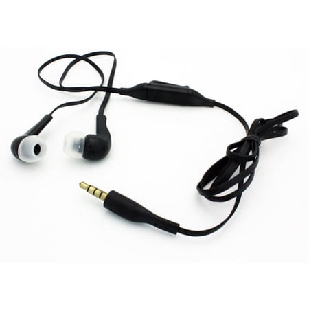 Sound Isolating Hands-free Headset Earphones Earbuds Mic Dual Headphones Earpieces Tangle Free Flat Wired 3.5mm [Black] Compatible With iPhone SE 5C 5, iPad 9.7 L3A