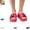 Hot Pink, variant on YOUYEDIAN Sandals for Women Summer Backless Open Toe Versatile Breathable Comfy Fashion Buckle Deco Sandals Casual Waterproof Non Slip Flat Platform Shoes